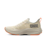 LANÇAMENTO - Tênis de Corrida Olympikus Corre 4 - Bege / Laranja - Unissex